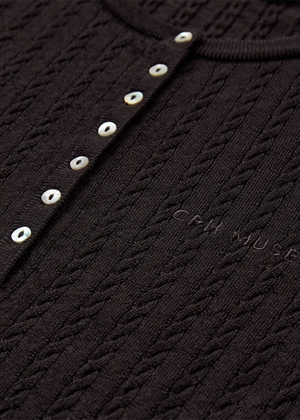 Eadie cable strik bluse Mulch Copenhagen Muse